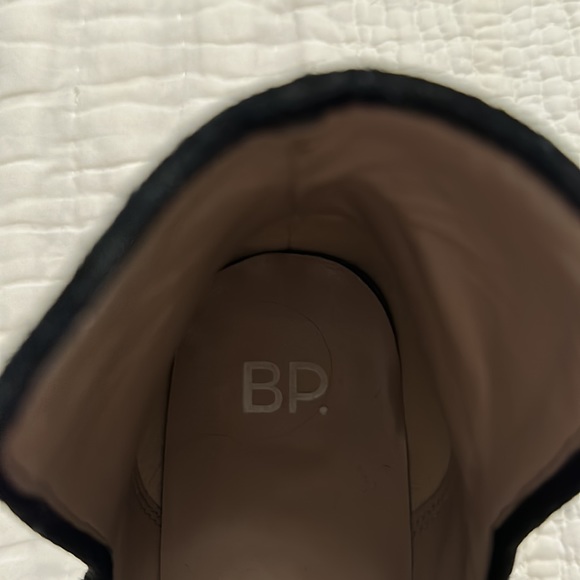 Black Nordstrom BP black suede ankle boots - Picture 6 of 6